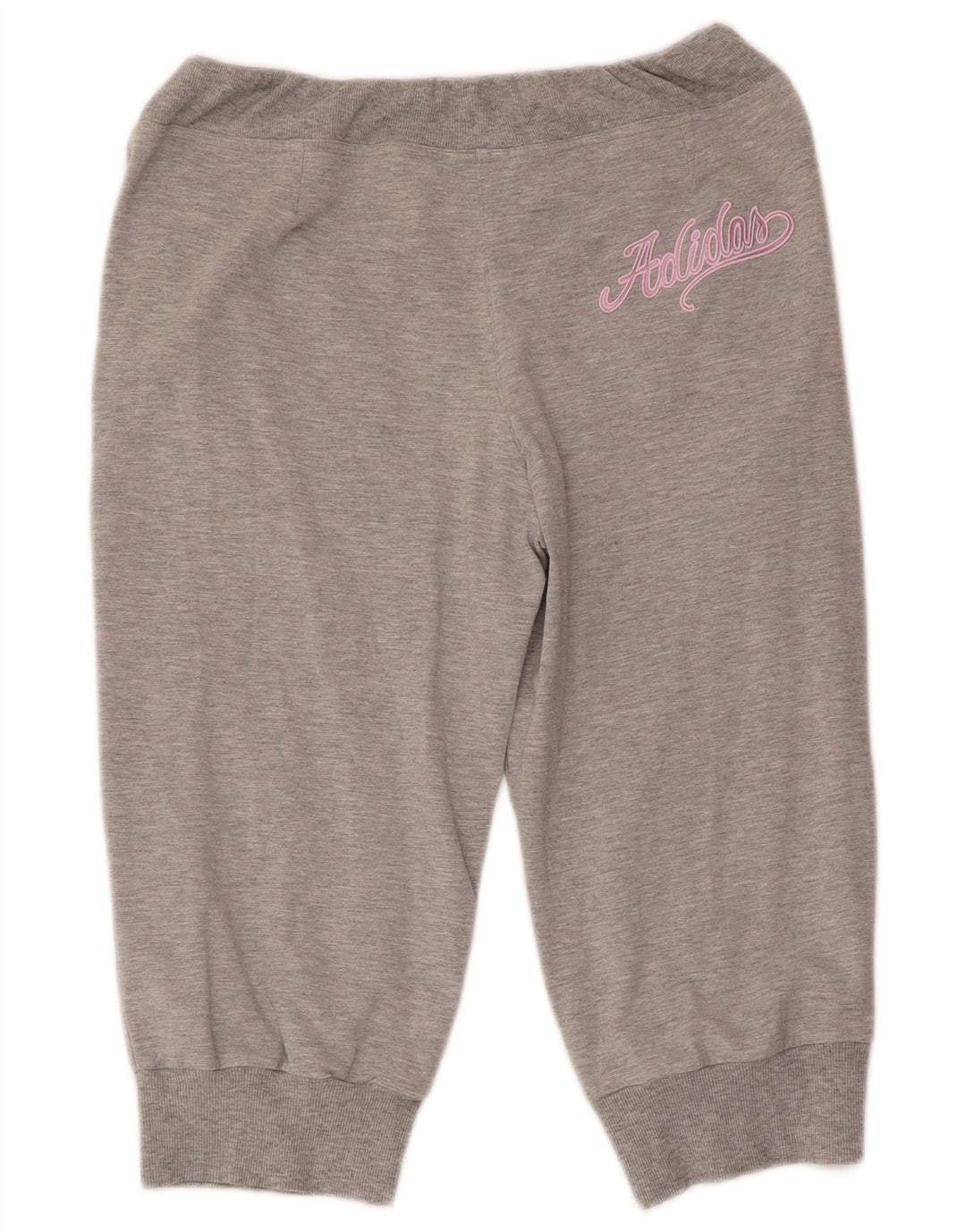 Pantaloni de trening Capri pentru fete ADIDAS Pantaloni de jogging 15-16 ani gri