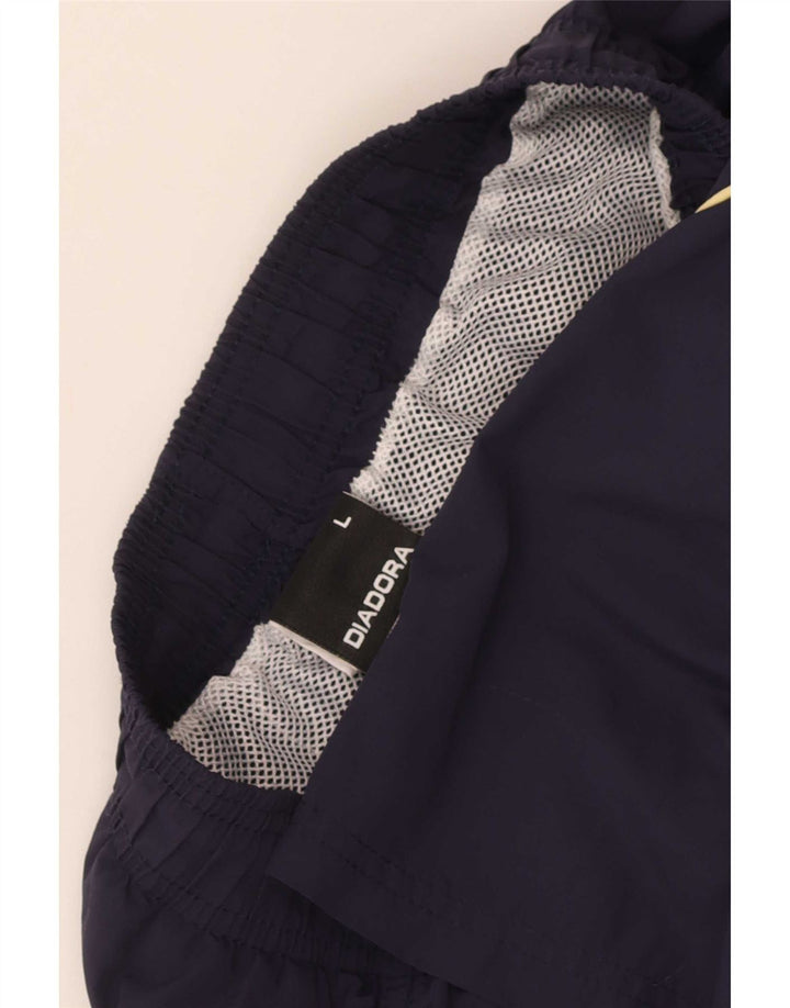 Pantaloni scurți sport Diadora pentru bărbați, mari, albastru, poliamidă