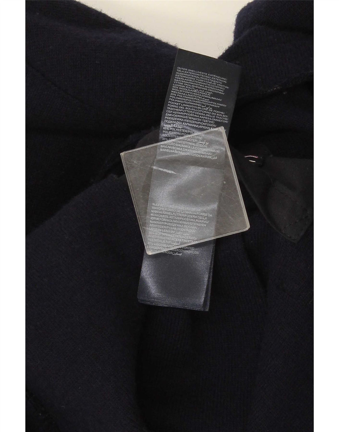 Jachetă pentru bărbați Tommy Hilfiger cu 3 nasturi IT 54 2XL Lână bleumarin