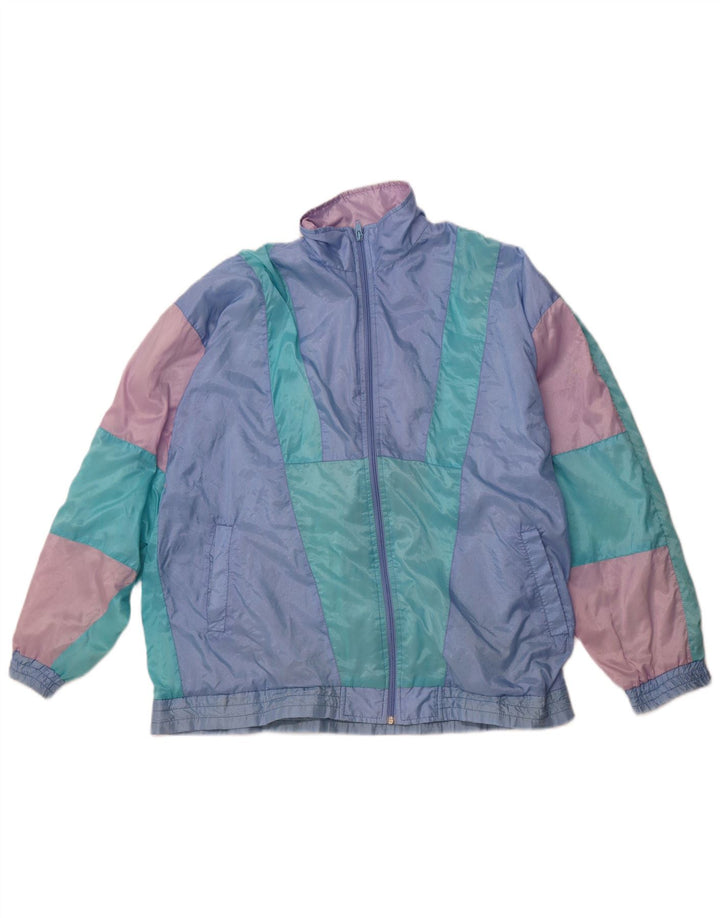 Jachetă de trening pentru bărbați VINTAGE XL, albastru, color block