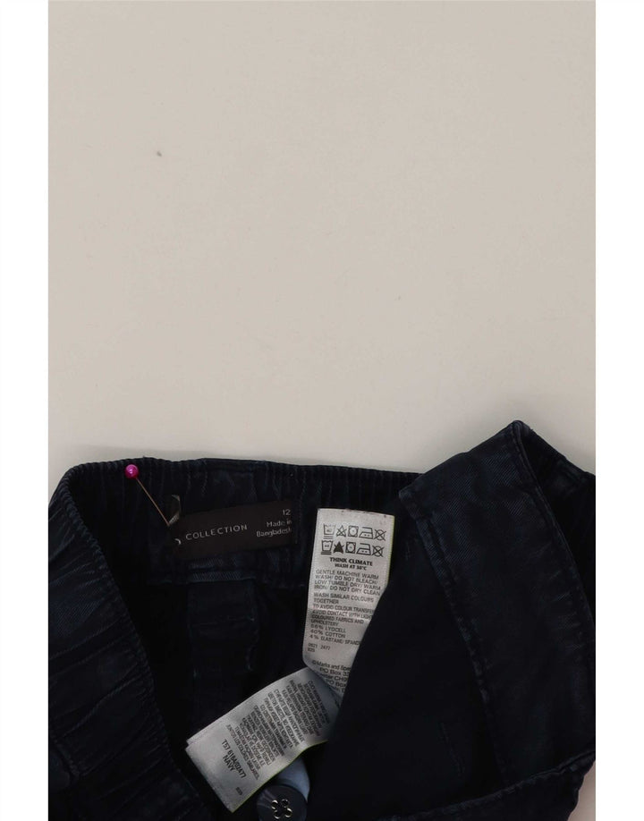 Pantaloni cargo pentru femei Marks & Spencer UK 12 Medium W32 L27 Bleumarin