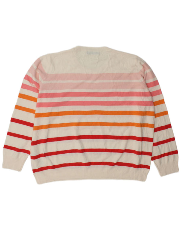 Pulover pentru femei Marks & Spencer cu decolteu triplu UK 22 3XL Multicolor