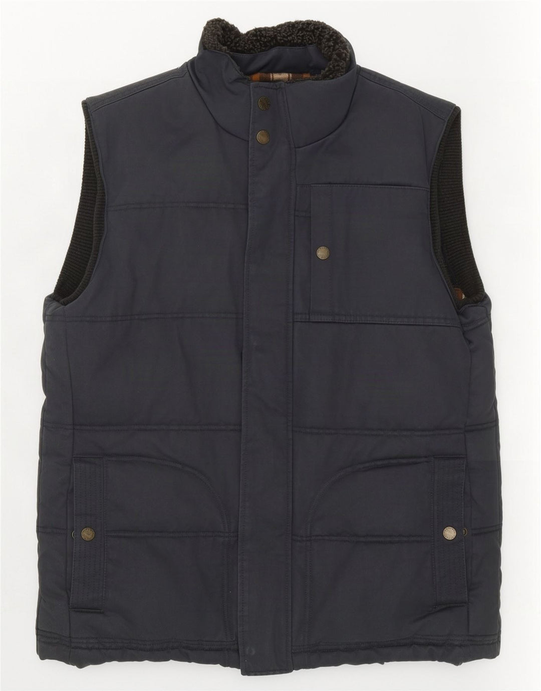 Gilet căptușit pentru bărbați Fat Face UK 38 Medium Bluemarin Bumbac