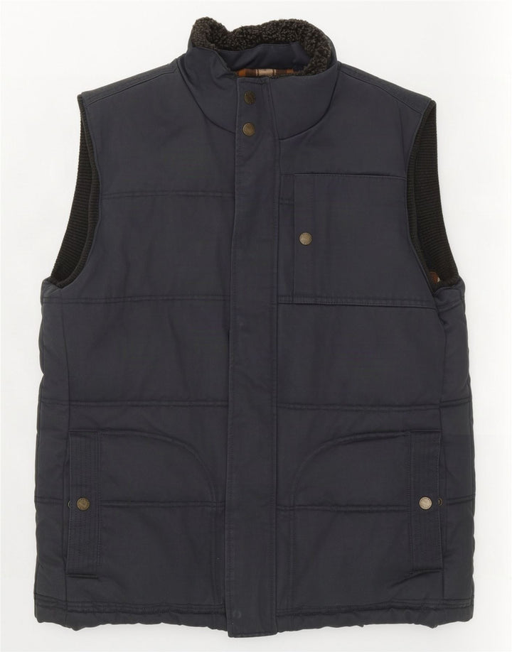 Gilet căptușit pentru bărbați Fat Face UK 38 Medium Bluemarin Bumbac