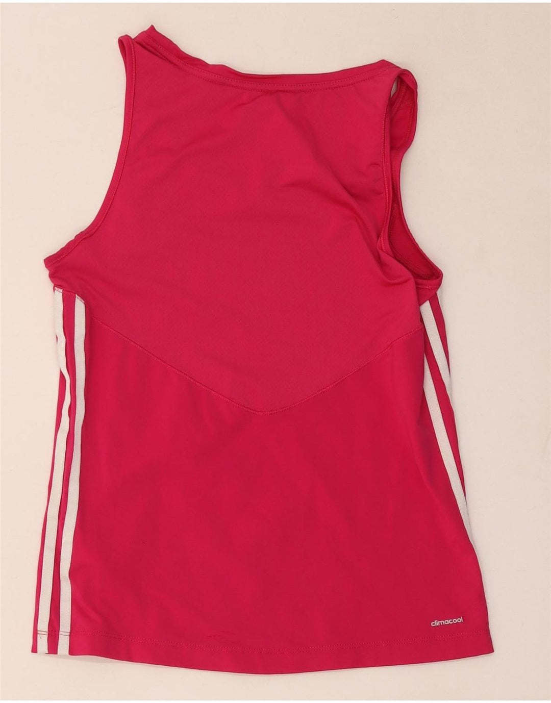 Vest Top Climacool pentru femei Adidas UK 12/14 Medium Pink Poliamidă