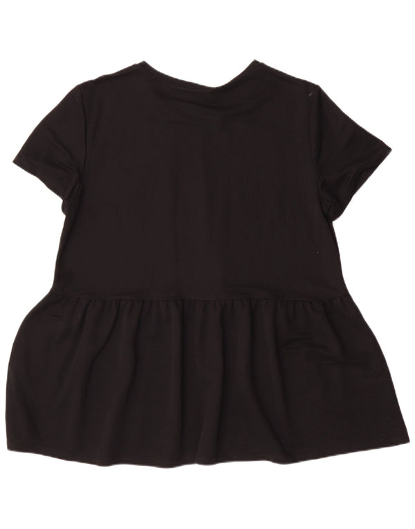 Bluză pentru femei ZARA UK 16 mare, viscoză, neagră