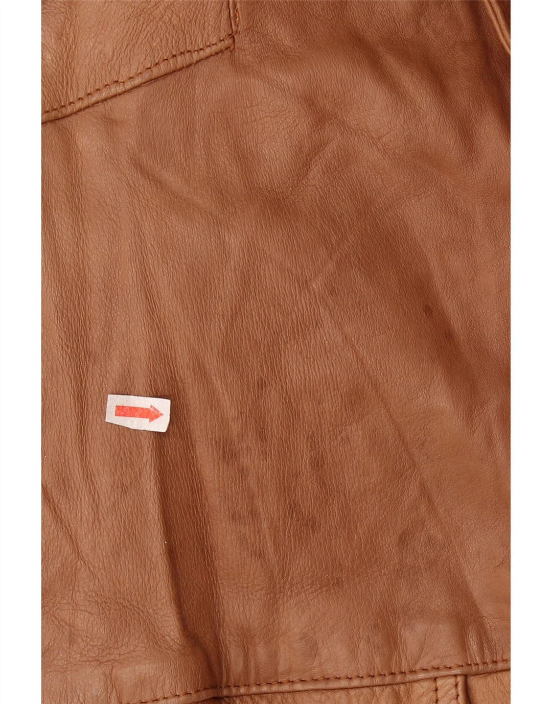 Jachetă militară din piele pentru bărbați VINTAGE UK 44 2XL piele maro