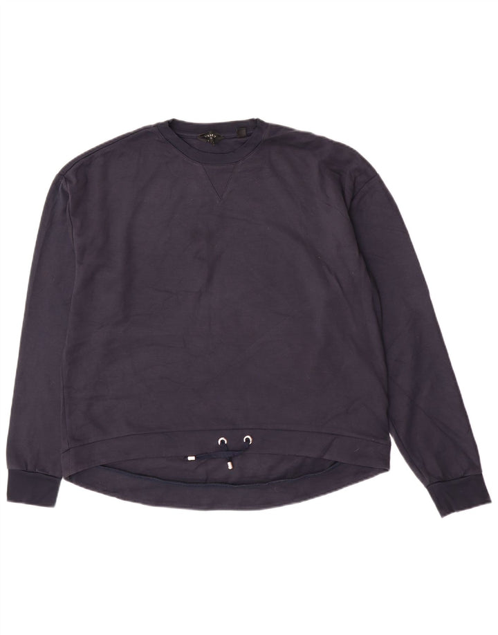 Hanorac pentru femei Ted Baker Pulover Mărimea 4 mare, viscoză, albastru bleumarin