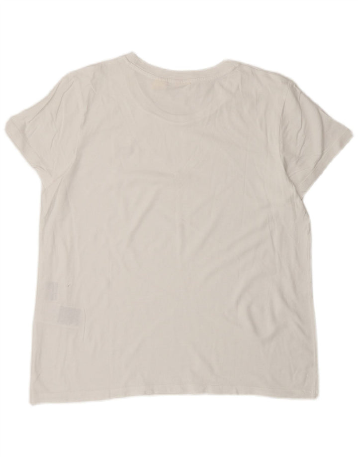 Tricou pentru femei Levi's Top UK 16 Large White Bumbac