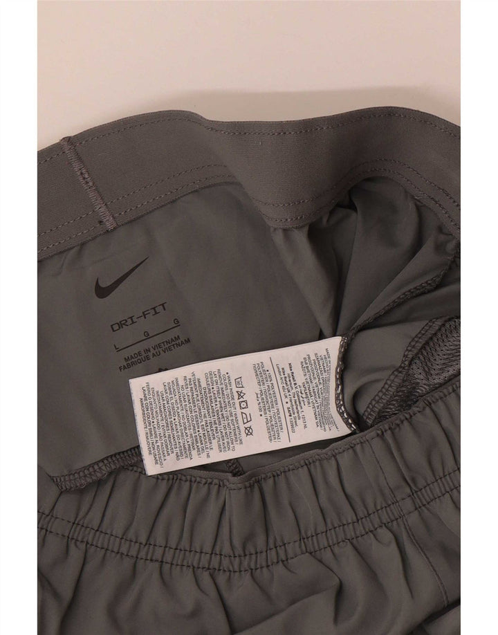 Pantaloni scurți sport Nike Dri Fit pentru bărbați, mari, gri, poliester