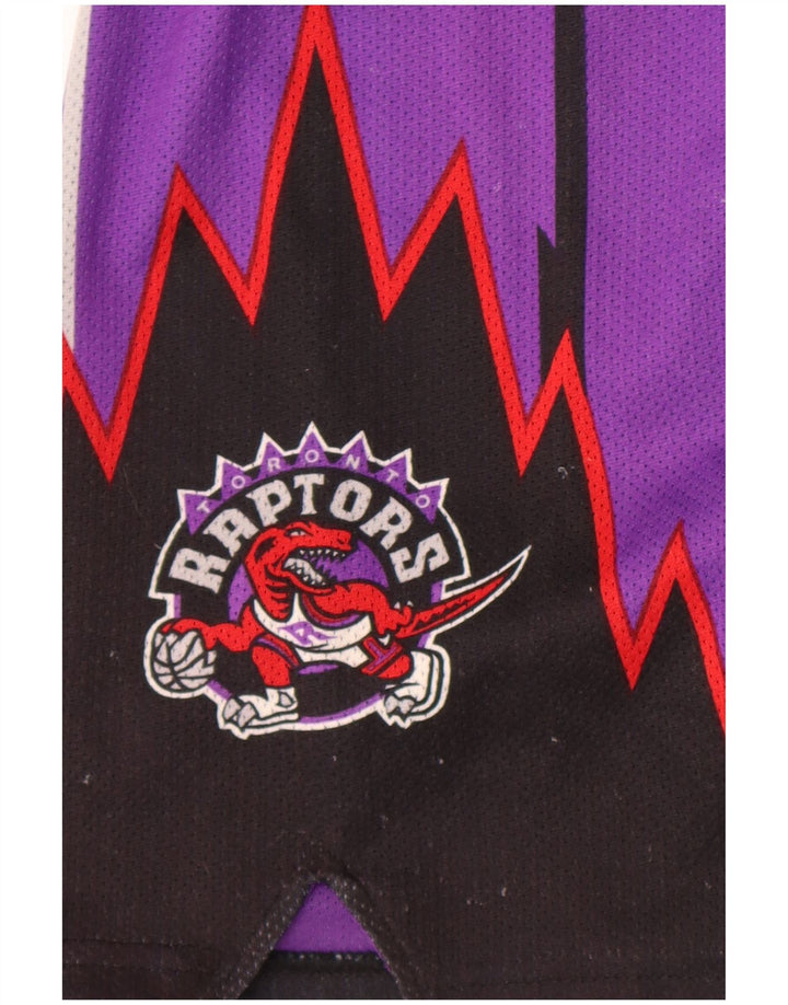 Pantaloni scurți pentru bărbați Champion Mitchell&Ness NBA Los Toronto Raptors Mic violet