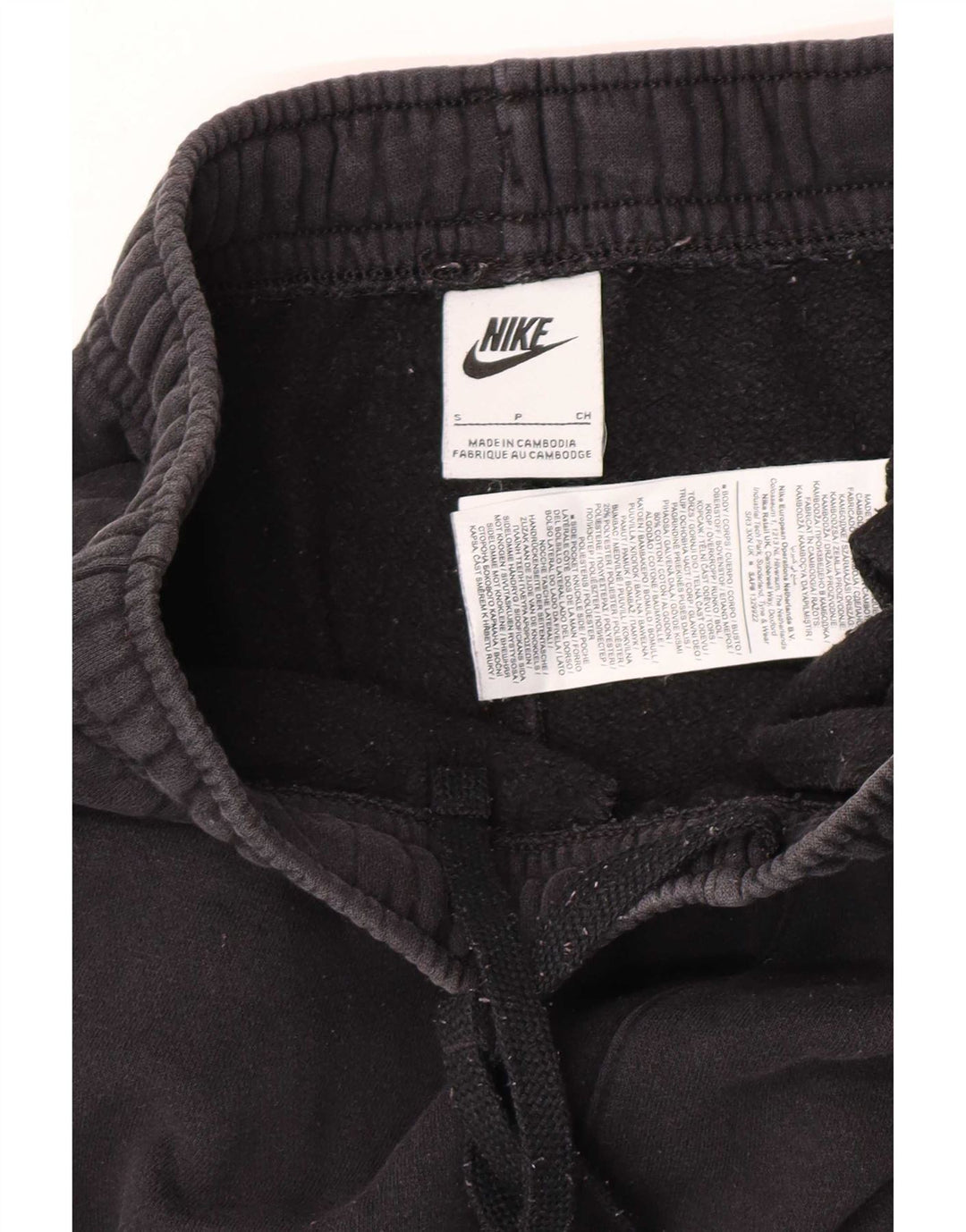 Pantaloni de trening Nike pentru bărbați Cargo Pantaloni de jogging, mici, negru, bumbac