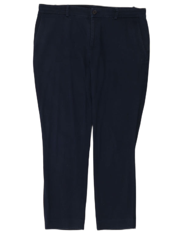 Pantaloni tăiați pentru femei Ralph Lauren US 8 Medium W32 L25 Bleumarin