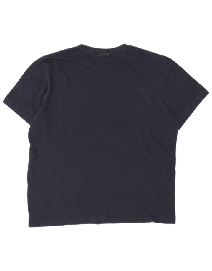Tricou pentru bărbați Champion Top mare din bumbac bleumarin