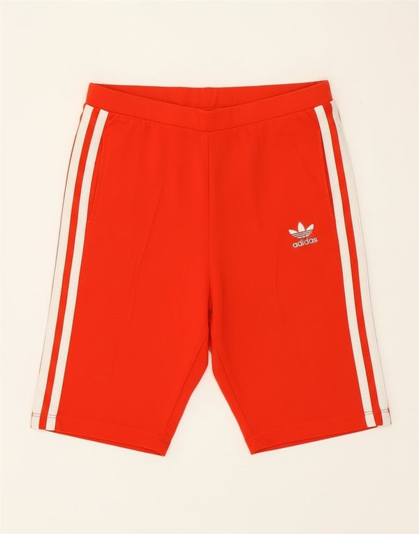 Pantaloni scurți sport adidas pentru femei UK 6 XS bumbac roșu