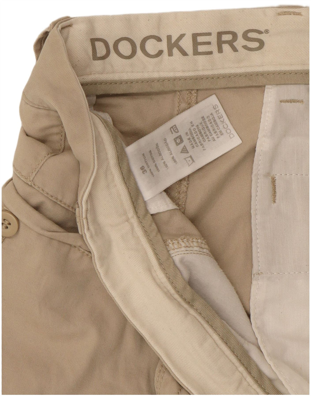 Pantaloni scurti cargo pentru bărbați Dockers W36, mare, bej, bumbac
