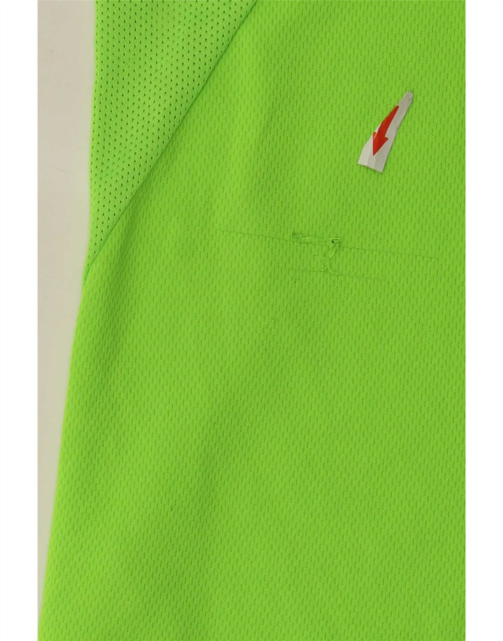Tricou Nike Dri Fit pentru bărbați Top Mediu Verde Poliester Colorblock
