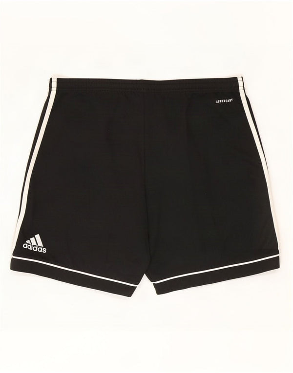 Pantaloni scurți sport Aeroready Adidas pentru bărbați, poliester mediu negru