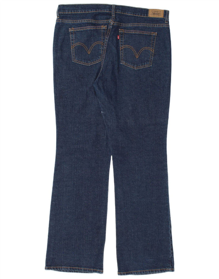 Blugi Levi's 515 Bootcut pentru femei US 14 XL W36 L32 Bumbac albastru