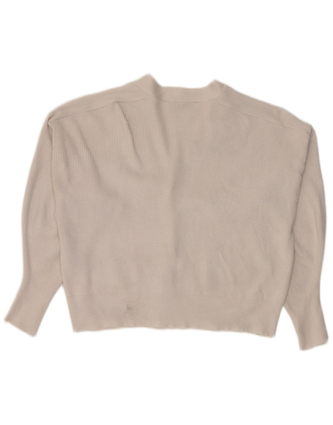 Pulover cardigan pentru femei Zara UK 14 Medium White