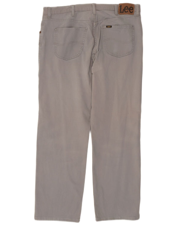 Blugi Lee Brooklyn Straight pentru bărbați W38 L30 bumbac gri