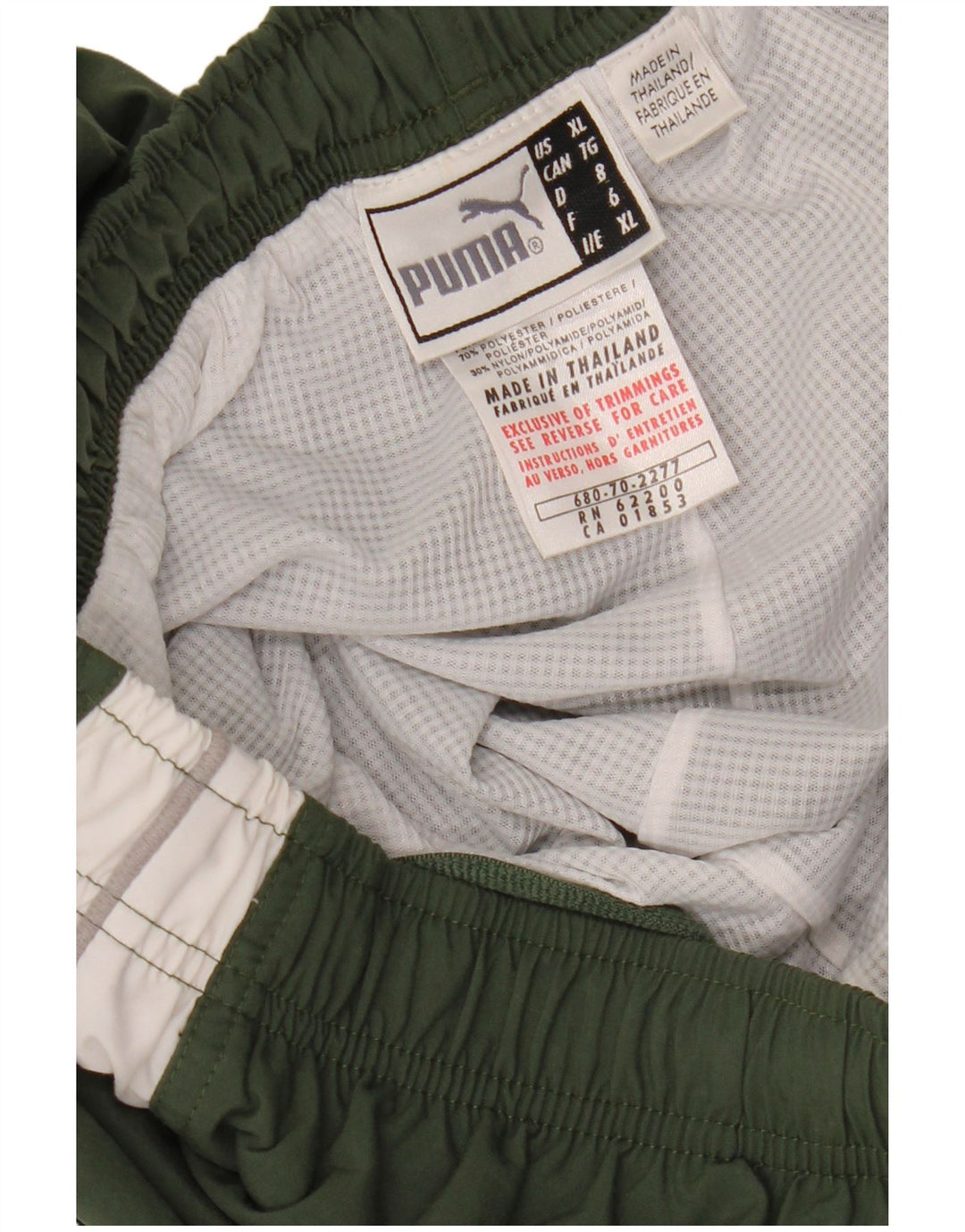 Pantaloni de trening PUMA pentru bărbați Pantaloni de jogging XL Kaki Nailon color bloc