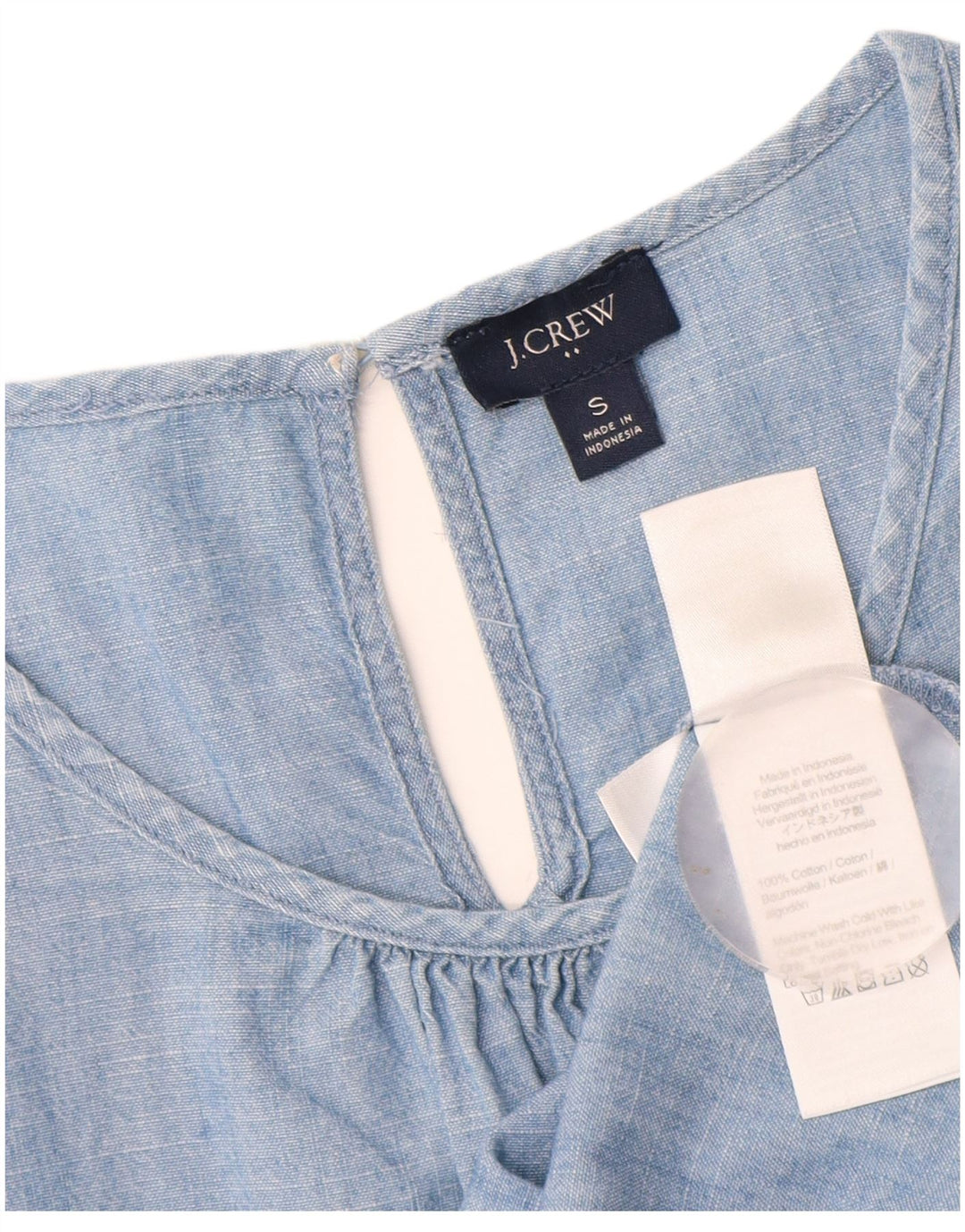 Bluză pentru femei J. CREW UK 10 Small Blue Bumbac