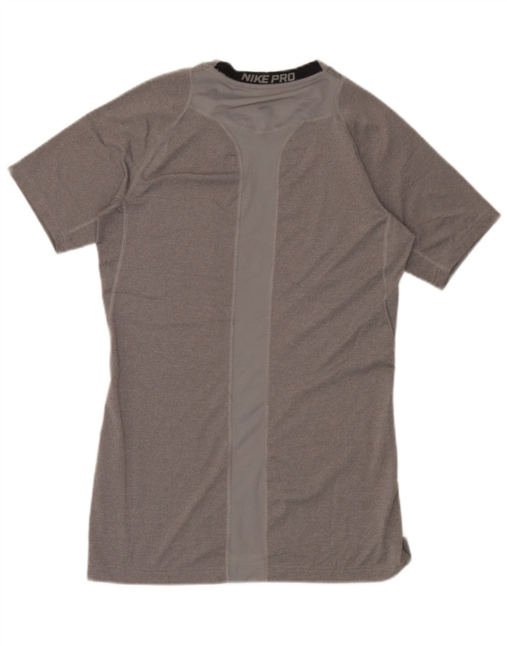 Tricou Nike Dri Fit pentru bărbați Top mare, gri, poliester