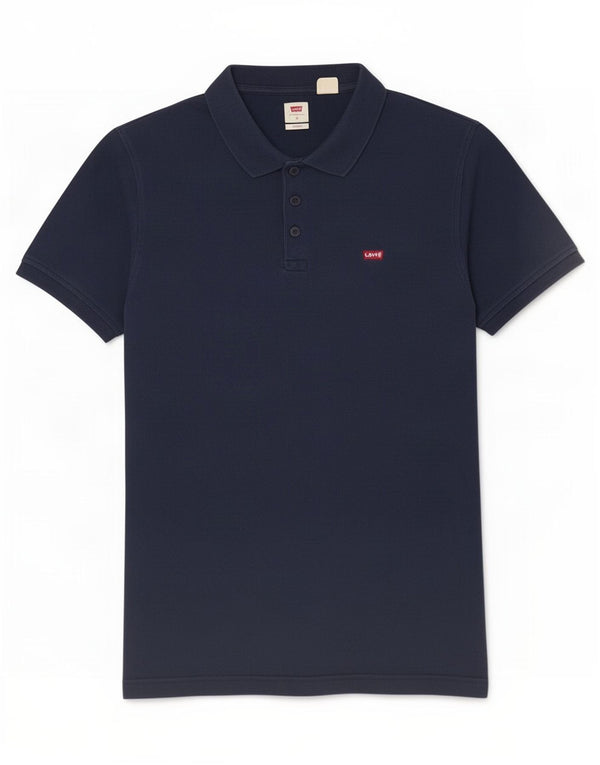 Cămașă polo standard Levi's pentru bărbați, bumbac, albastru bleumarin mediu