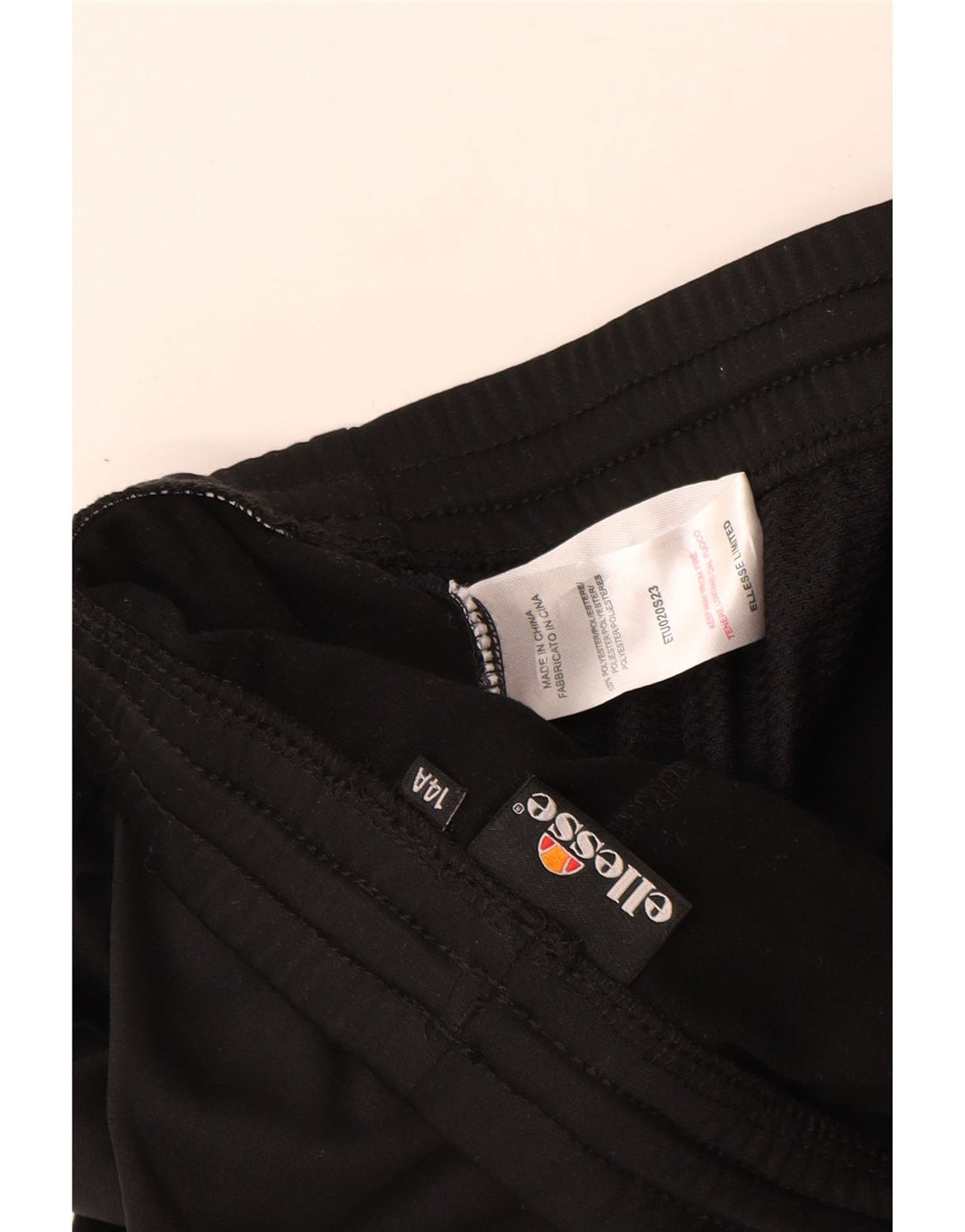 ELLESSE Pantaloni de trening pentru baieti 13-14 ani poliester negru