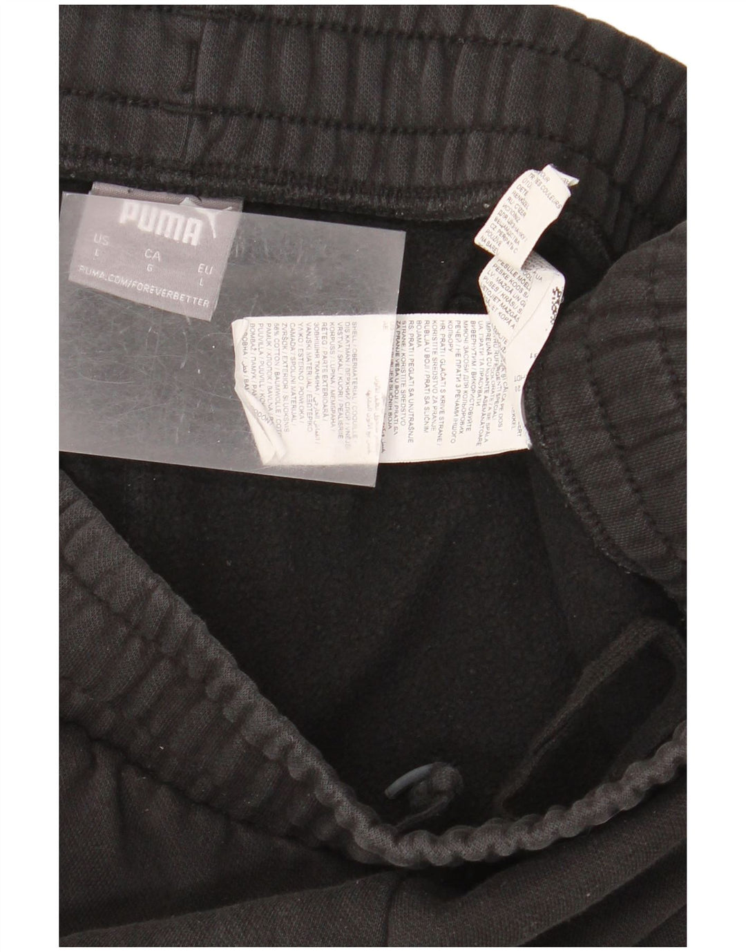 Pantaloni scurți sport Puma pentru bărbați, mari, negru, bumbac