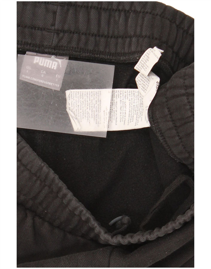 Pantaloni scurți sport Puma pentru bărbați, mari, negru, bumbac