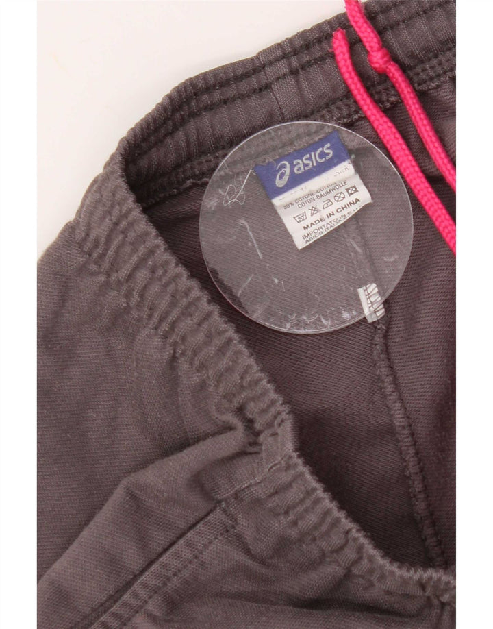 Asics Pantaloni de trening grafic pentru femei Joggeri UK 14 Poliester mediu gri