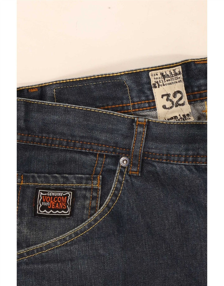 Blugi drepti pentru bărbați Volcom W32 L31 bumbac bleumarin