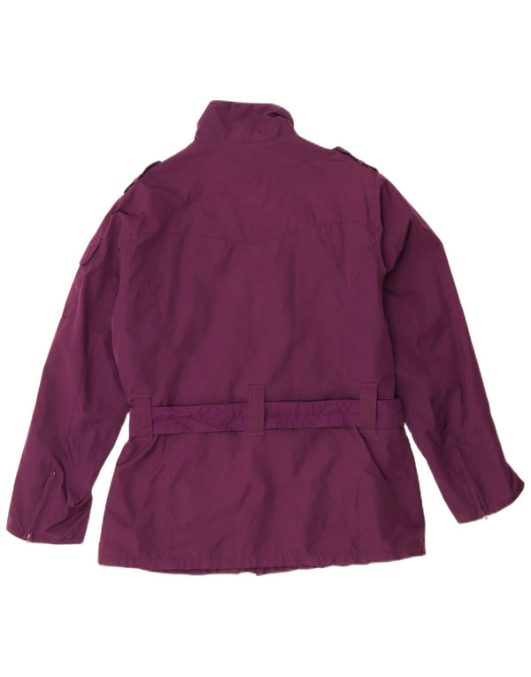 Jachetă militară pentru femei Barbour UK 12 Poliester violet mediu