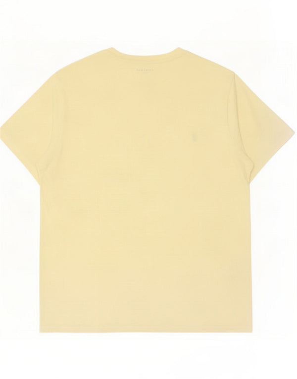 T-shirt pentru bărbați All Saints Top 2XL galben bumbac
