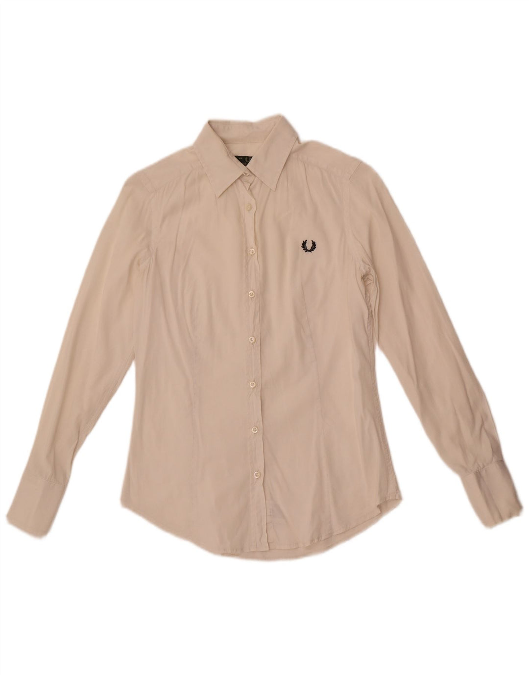 Cămașă Fred Perry pentru femei UK 10 Small White Bumbac