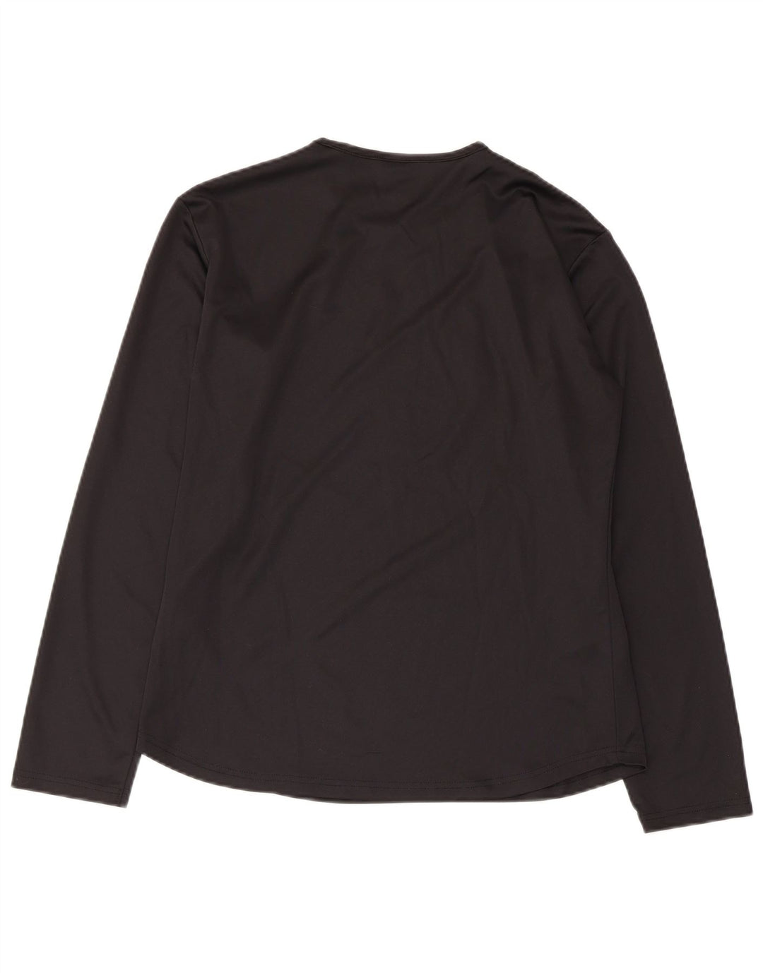 Nike Dri Fit Top cu mânecă lungă pentru femei Marea Britanie 14/16 Poliester negru mare