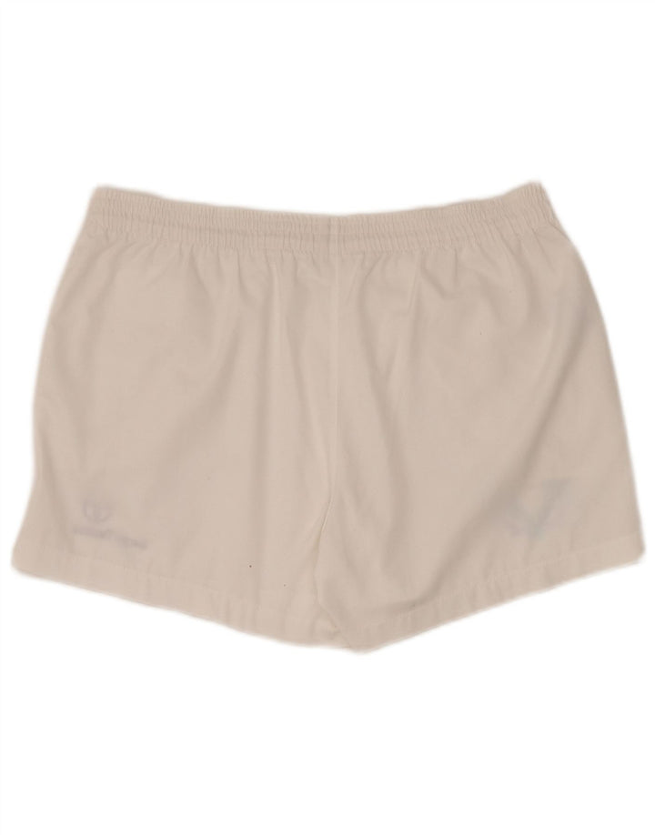 Sergio Tacchini Pantaloni scurți sport grafic pentru bărbați IT 52 Poliester alb mare