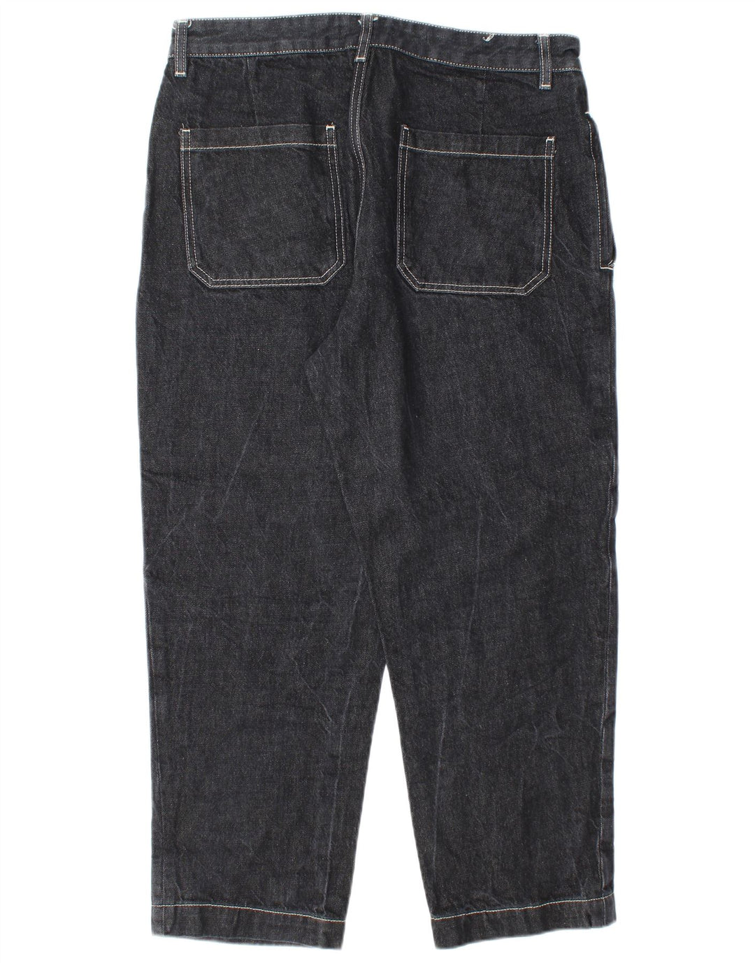 Blugi conici pentru bărbați Zara EU 44 Large W34 L27 Bumbac negru