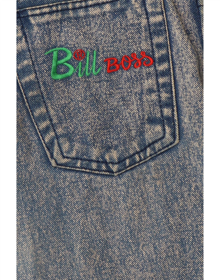 Blugi drepți pentru femei Vintage W28 L28 Albastru