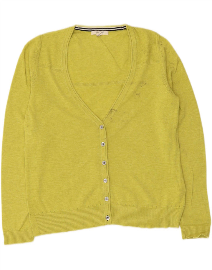 Pulover cardigan pentru femei White Stuff UK 10 Bumbac verde mic