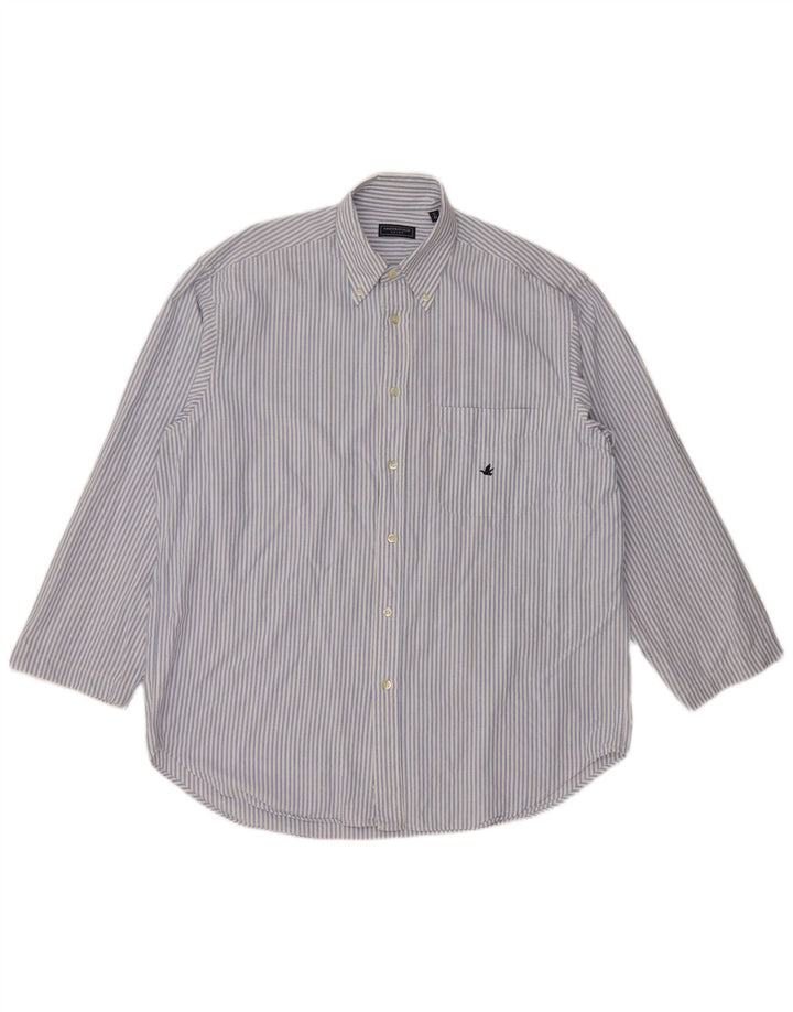 Cămașă pentru bărbați BROOKSFIELD Mărimea 41 Bumbac cu dungi albastre medii