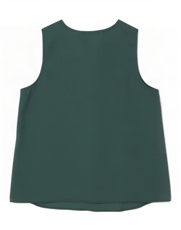 Bluză fără mâneci pentru femei Zara UK 10 Small Green