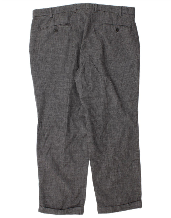 Pantaloni de costum pentru bărbați CHAPS L38 L29 Lână gri