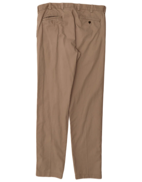 Pantaloni chino slim pentru bărbați Brooks Brothers L34 L34 bumbac bej