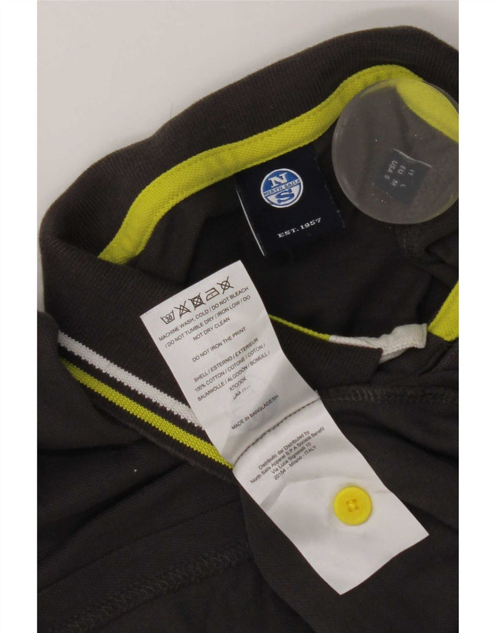 Tricou polo North Sails pentru bărbați, bumbac gri mediu