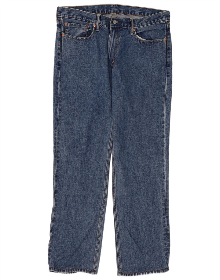 Blugi drepti pentru bărbați Levi's 514 W36 L34 Bumbac albastru