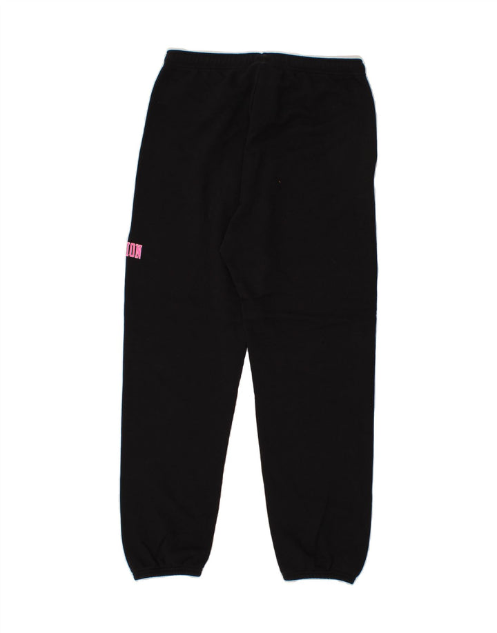 CHAMPION Womens Graphic Tracksuit Trousers Joggers Medium Navy Blue Cotton Vintage Champion and Second-Hand Champion from Messina Hembry 