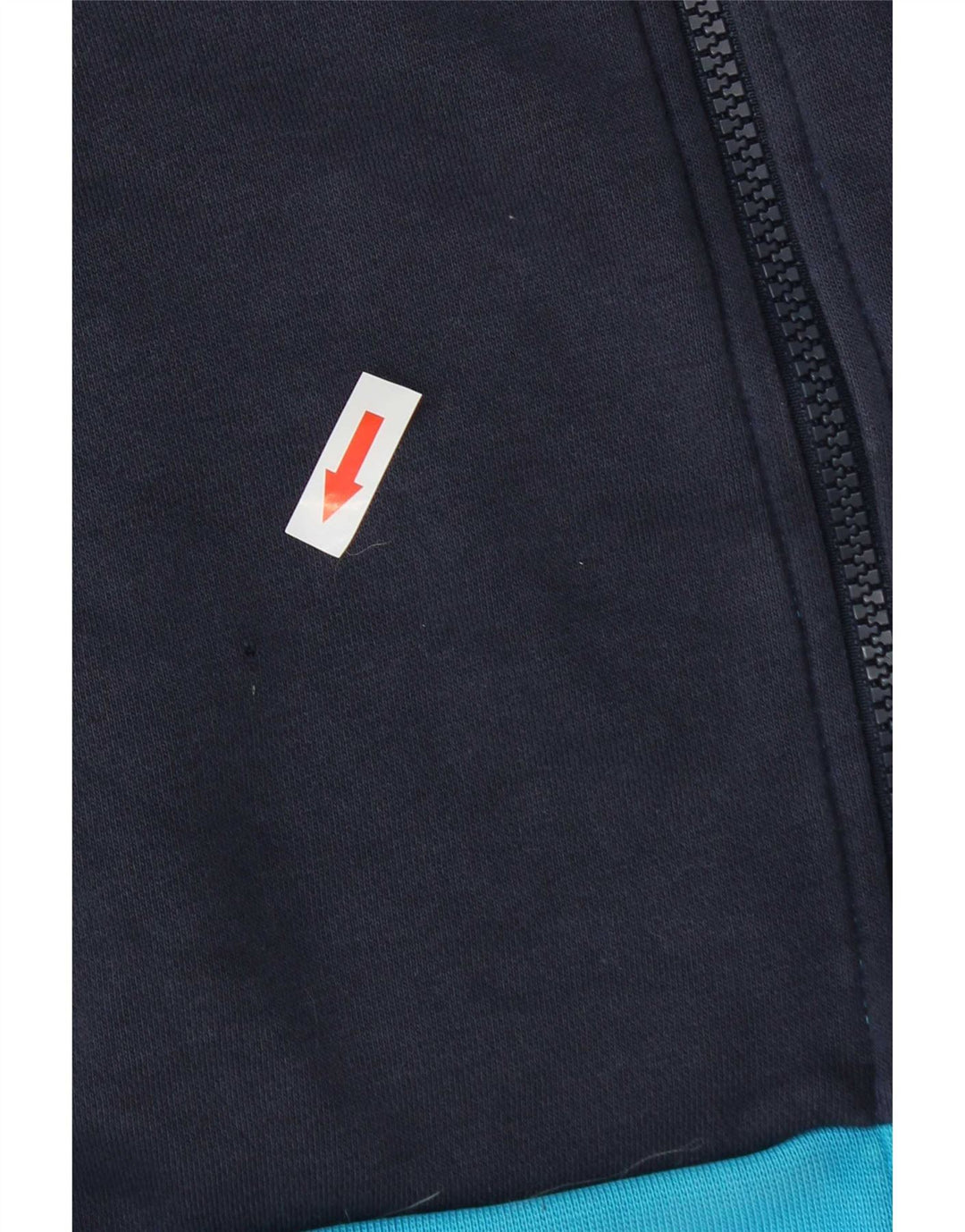 Pulover Nike pentru bărbați, cu fermoar, din bumbac color-bloch, albastru mediu